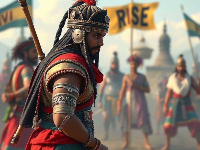 Haryanvi Vanguard Rise players gathering in game